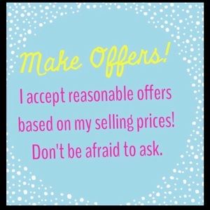 I ACCEPT MOST OFFERS!
